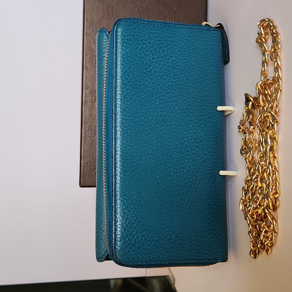 Gucci Interlocking Gg Long Doublesided Wallet- Tu… - image 3